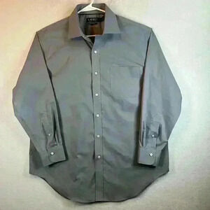 Lauren Ralph Lauren Dress Shirt Men’s Size 17 32/33 Med Gray Stretch